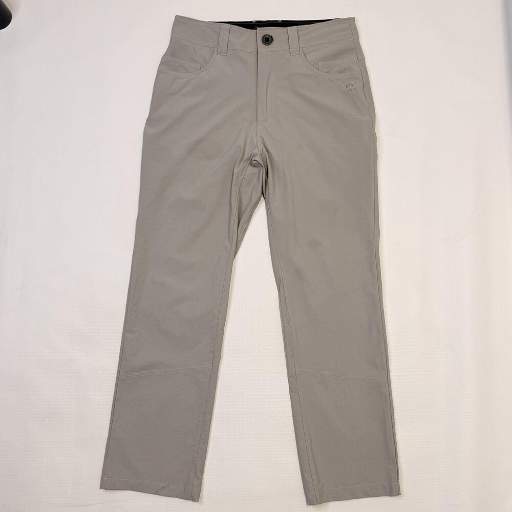 Born Primitive Pants Mens 30x30 Gray Woven Khakis Pockets Casual Athletic